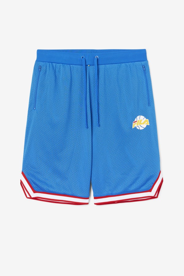 Ovi Basketball Short Blue/White/Red/Gold Fila Outlets