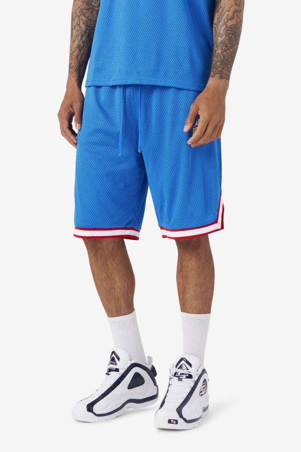 Ovi Basketball Short Blue/White/Red/Gold Fila Outlets