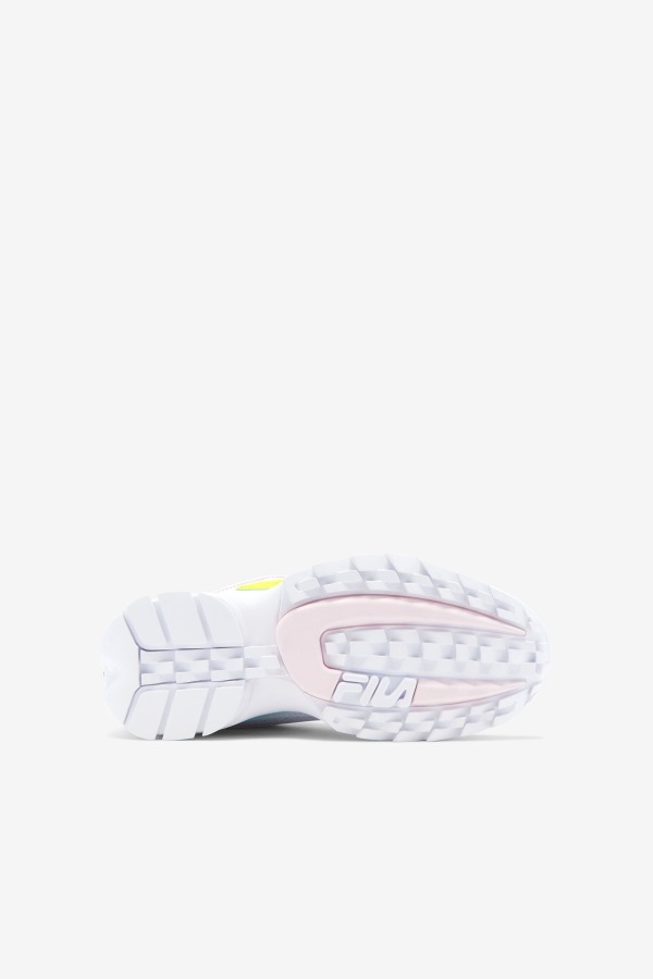 Fila Outlets Little Kids\' Disruptor 2 Premium White/Yellow/Blue