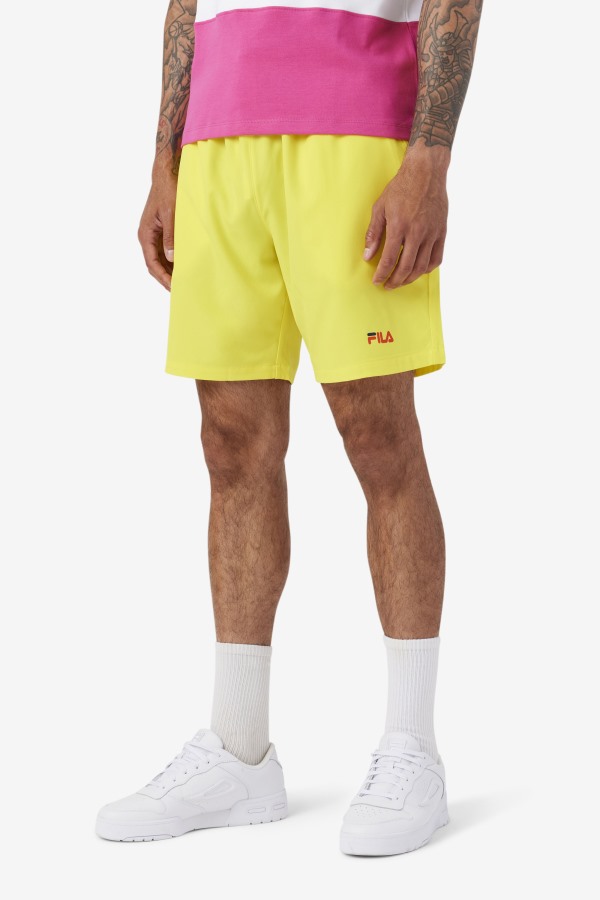 Fila Outlets Yellow/Navy/Cherry Tomato Ravini Short