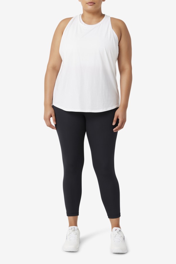 Fi-Lux Long Tank Top White Fila Outlets