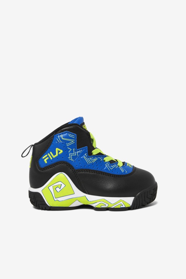 Fila Outlets Blue/Black/Lime Punch Toddler's MB