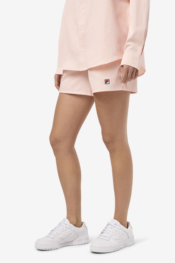 Ariella Short Fila Outlets Coral Almond/White