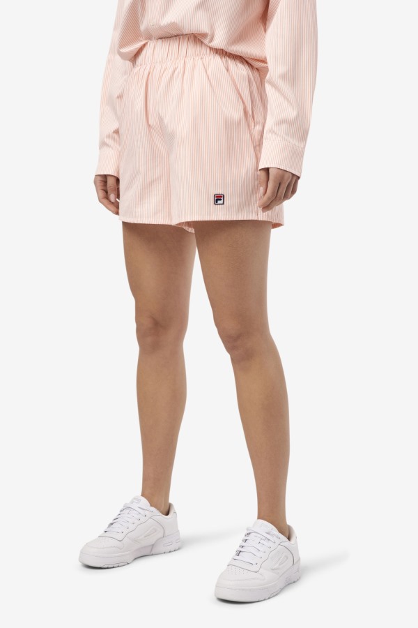 Ariella Short Fila Outlets Coral Almond/White