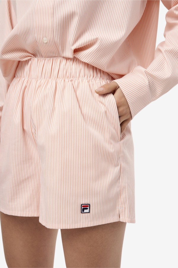 Ariella Short Fila Outlets Coral Almond/White