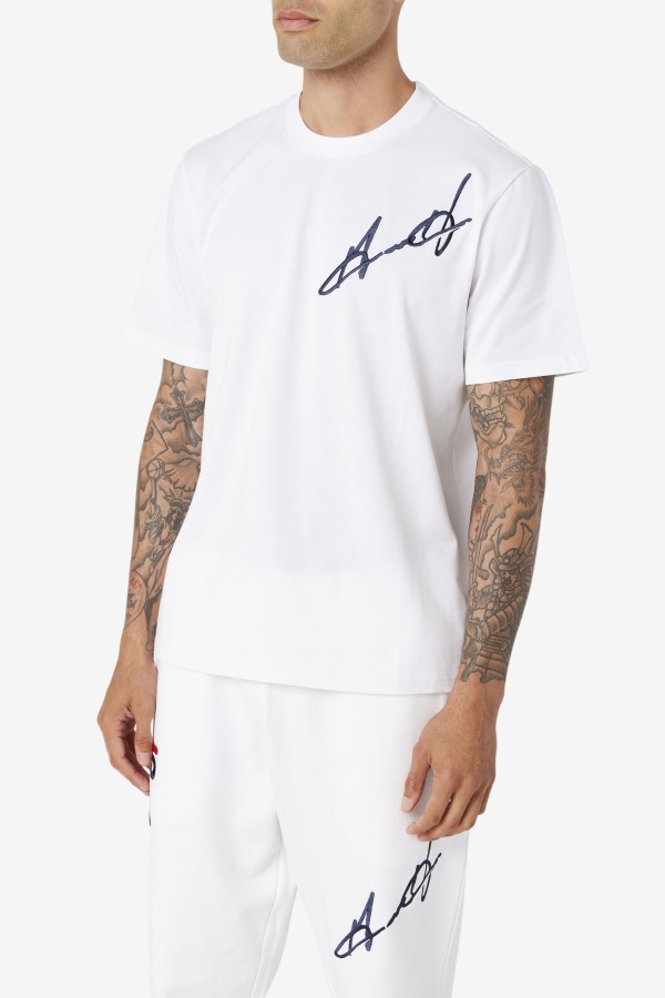 White Grant Hill Cormac Tee Fila Outlets