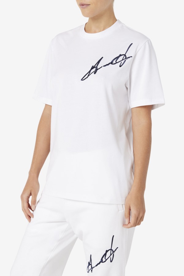 White Grant Hill Cormac Tee Fila Outlets