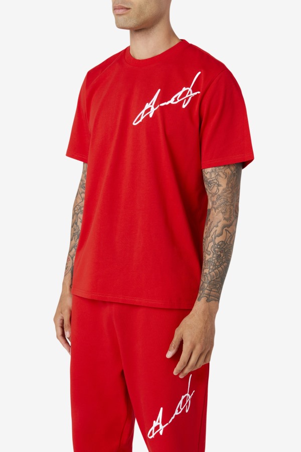 Fila Outlets Grant Hill Cormac Tee Red