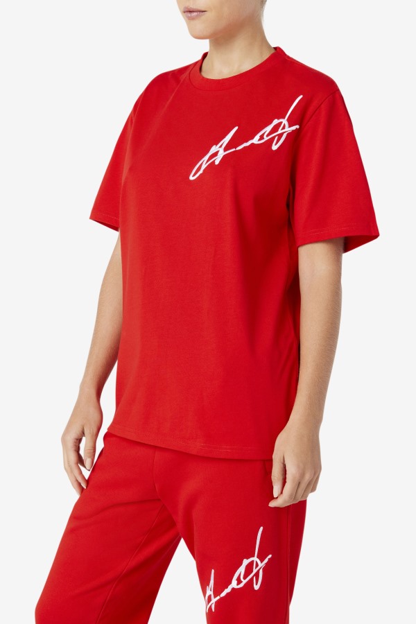 Fila Outlets Grant Hill Cormac Tee Red