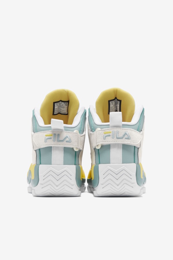 Men\'s Grant Hill 2 White/Egret/Gray Mist Fila Outlets