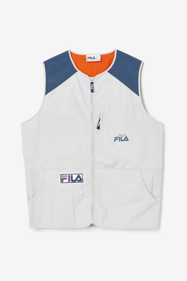 Stone/Navy/Cherry Tomato Fila Outlets Hansi Vest