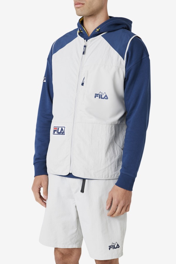 Stone/Navy/Cherry Tomato Fila Outlets Hansi Vest