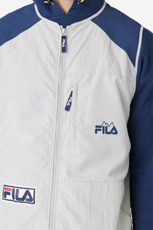 Stone/Navy/Cherry Tomato Fila Outlets Hansi Vest