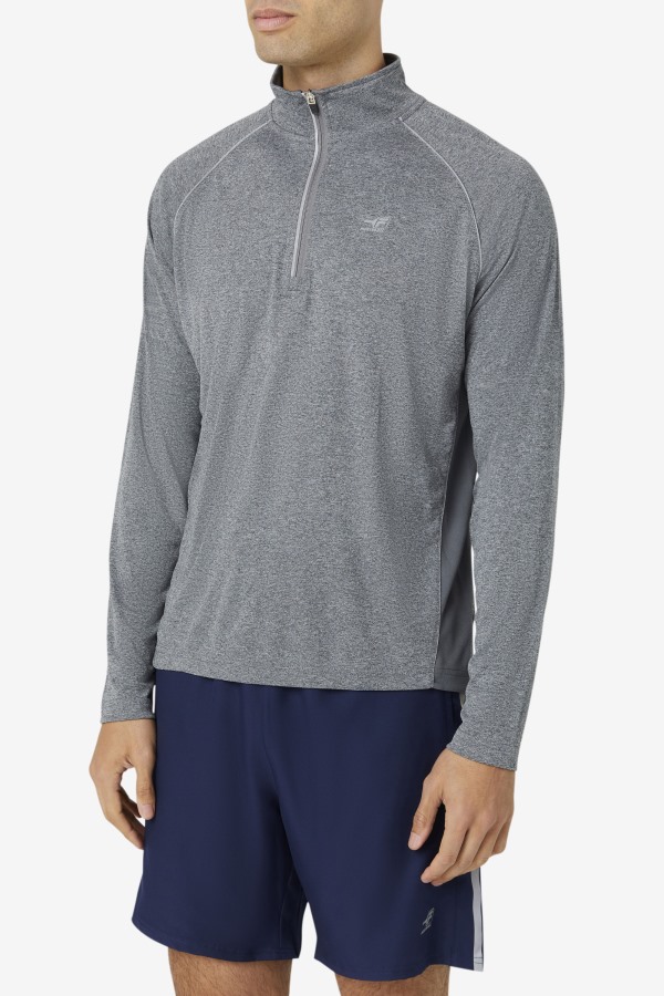 Fila Outlets Pickleball 1/4 Zip Heather