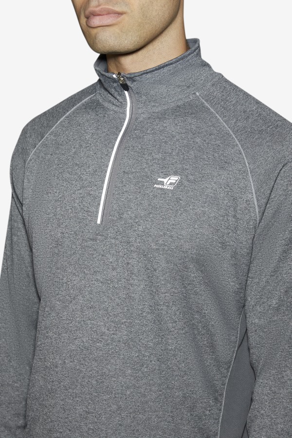 Fila Outlets Pickleball 1/4 Zip Heather