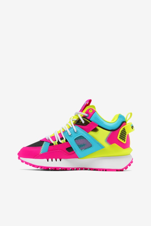 Women\'s Spectra Fila Outlets Pink Glo/Yellow/Black