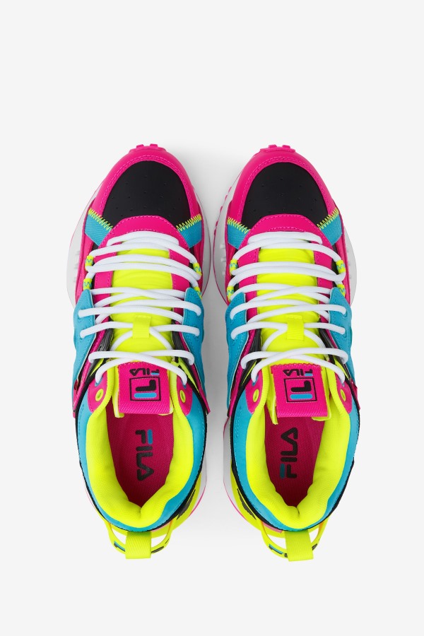 Women\'s Spectra Fila Outlets Pink Glo/Yellow/Black