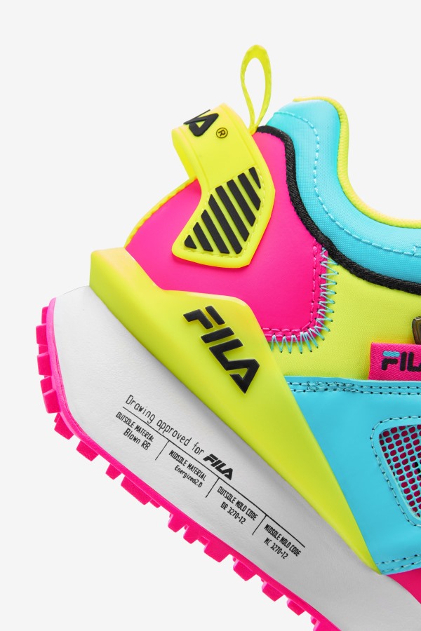 Women\'s Spectra Fila Outlets Pink Glo/Yellow/Black