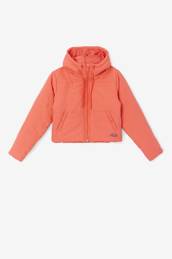 Cayenne/Pickled Beet Fila Outlets Eden Puffer Jacket