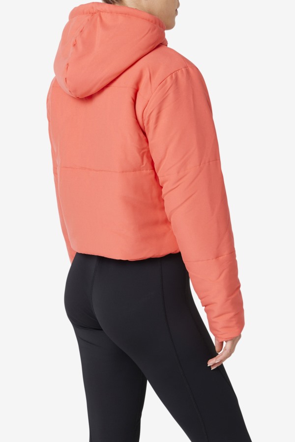 Cayenne/Pickled Beet Fila Outlets Eden Puffer Jacket