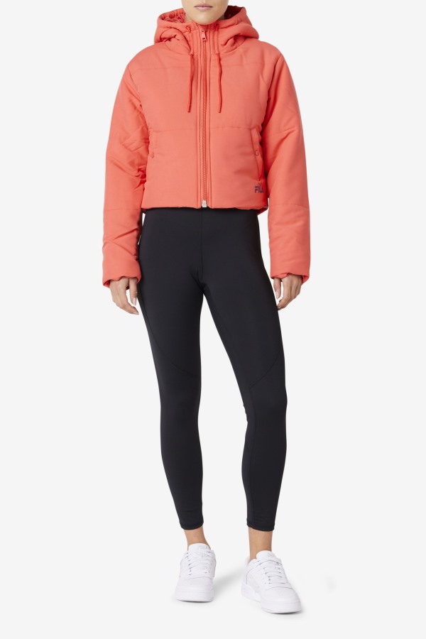 Cayenne/Pickled Beet Fila Outlets Eden Puffer Jacket