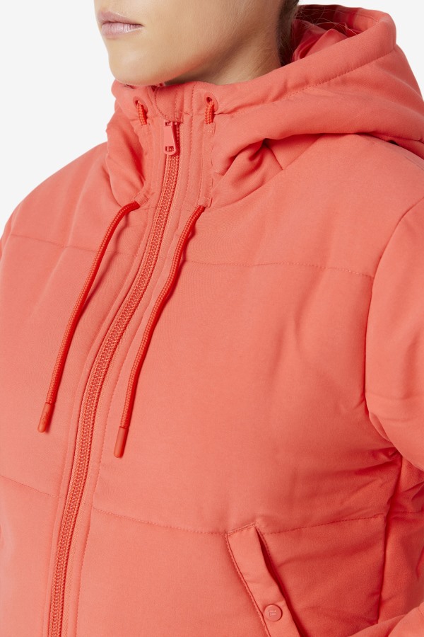 Cayenne/Pickled Beet Fila Outlets Eden Puffer Jacket
