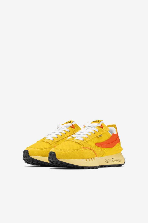 Big Kids\' Renno N-Generation Lemon/Red Orange/Yellow Fila Outlets