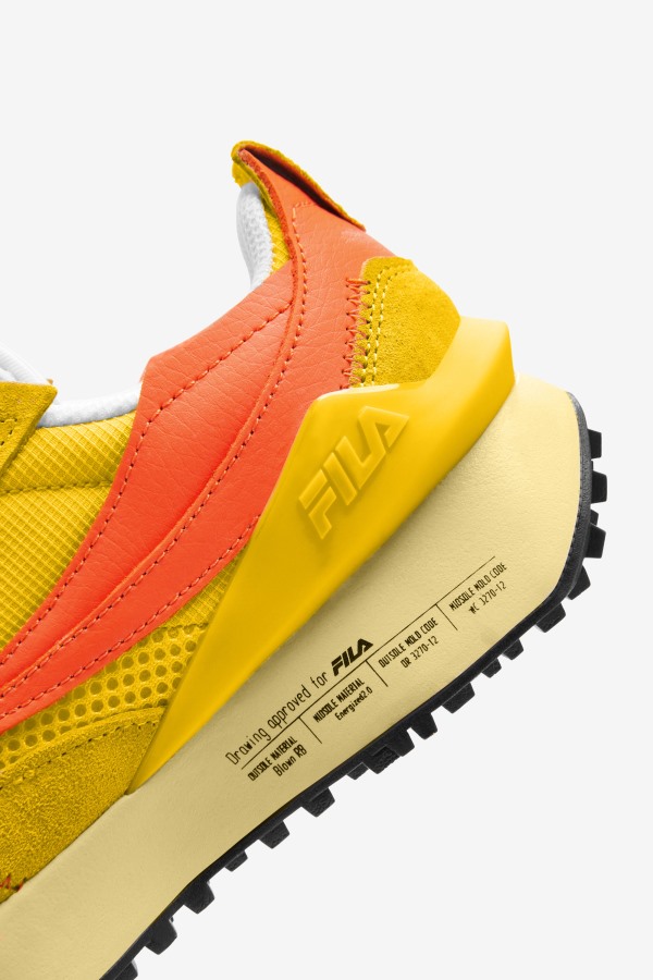 Big Kids\' Renno N-Generation Lemon/Red Orange/Yellow Fila Outlets