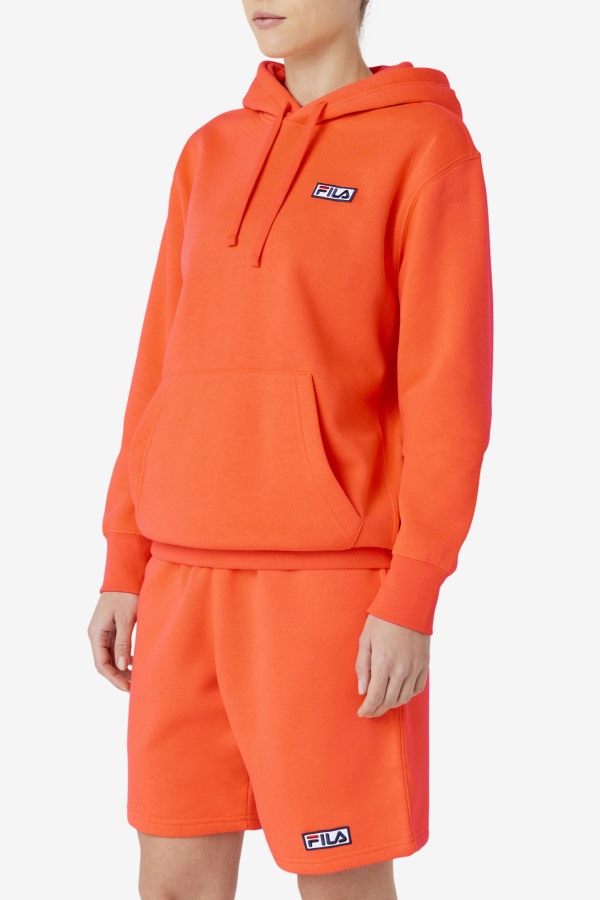 Fiery Coral Fila Outlets Algot Hoodie