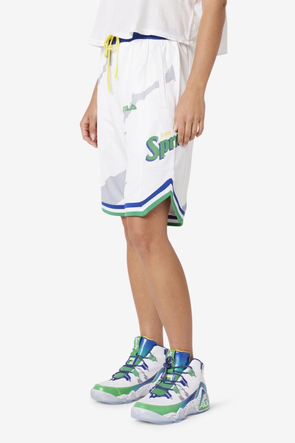 White/Blue/Jelly Bean/Golden Grant Hill x Sprite Short Fila Outlets