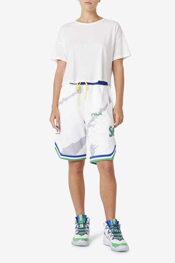 White/Blue/Jelly Bean/Golden Grant Hill x Sprite Short Fila Outlets