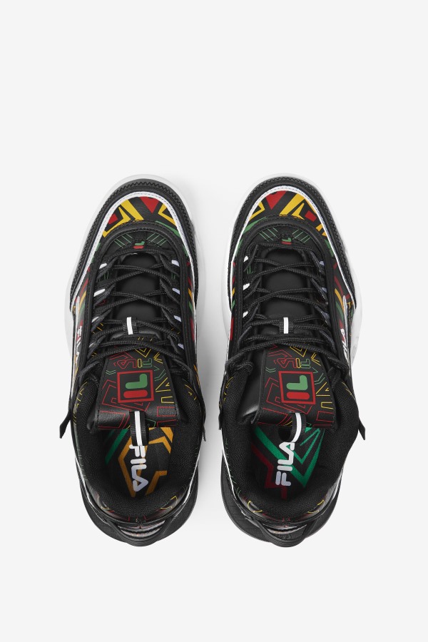 Fila Outlets Black/Jelly Bean/Lemon Women\'s Disruptor 2 Exp