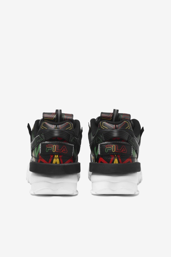 Fila Outlets Black/Jelly Bean/Lemon Women\'s Disruptor 2 Exp
