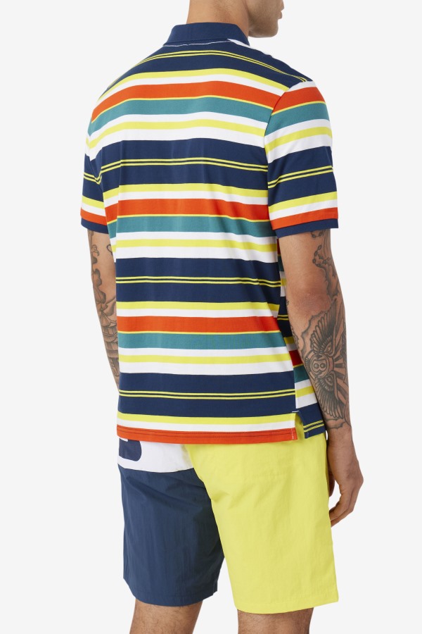 Cherry Tomato/Yellow Fila Outlets Fazla Polo