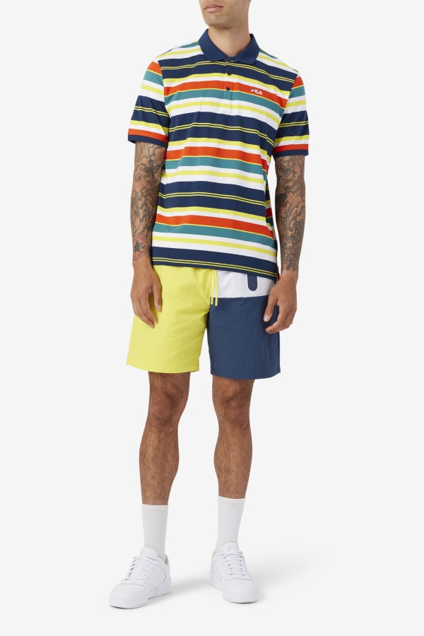 Cherry Tomato/Yellow Fila Outlets Fazla Polo