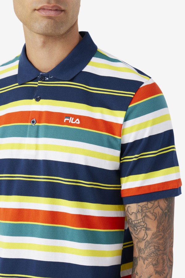 Cherry Tomato/Yellow Fila Outlets Fazla Polo