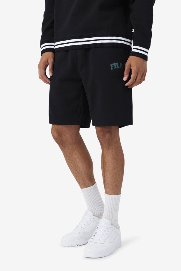 Logan Short Fila Outlets Black/Blue Spruce