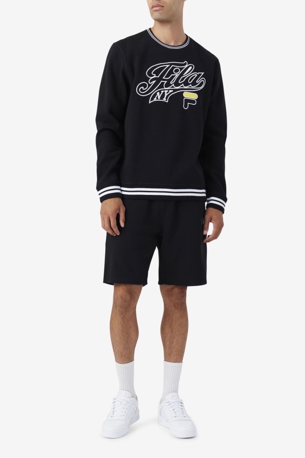 Logan Short Fila Outlets Black/Blue Spruce