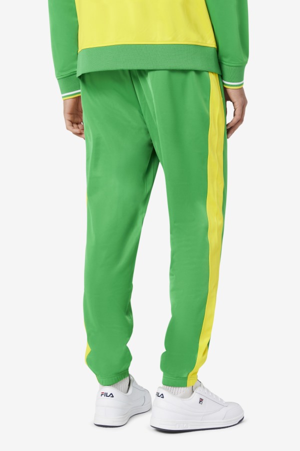 Fila Outlets Fern Green/Yellow Brazil Track Pant