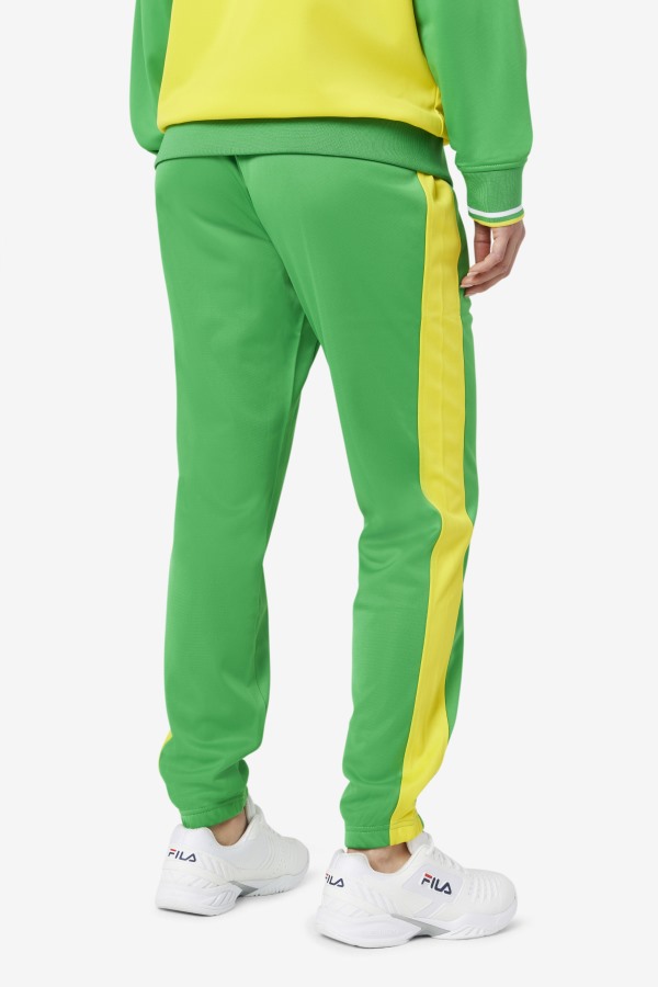 Fila Outlets Fern Green/Yellow Brazil Track Pant