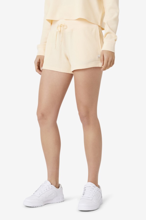 Fila Outlets Lina Double Waistband Short Tender Peach