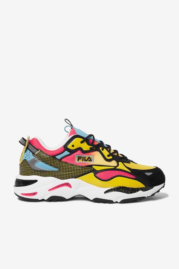 Men's Ray Tracer Apex Black/Deep Pink/White Fila Outlets