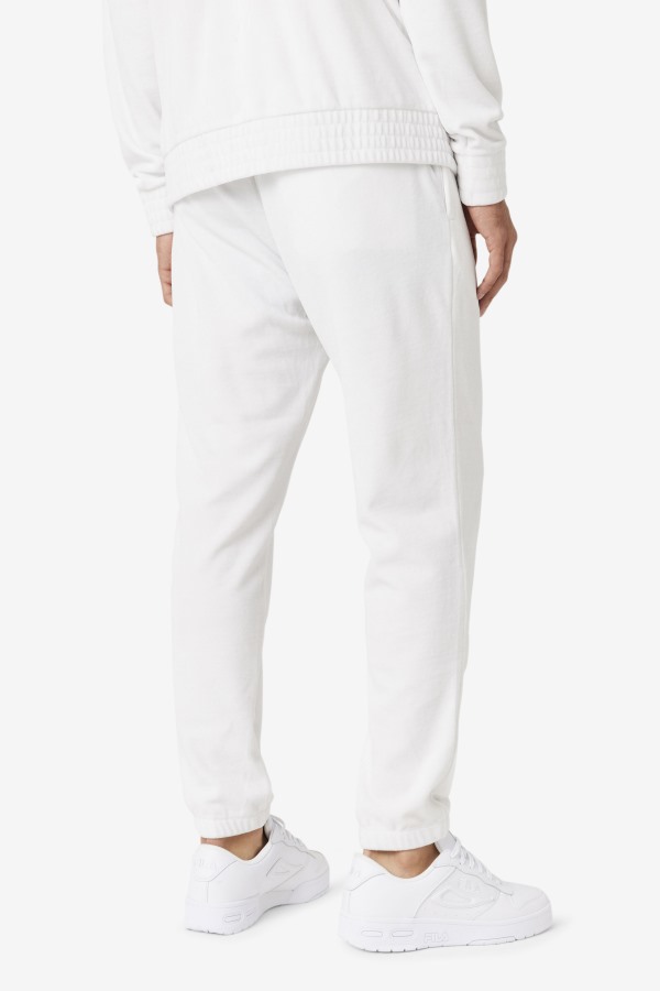 Fila Outlets Mansur Velour Pant White/Forest Green/Red
