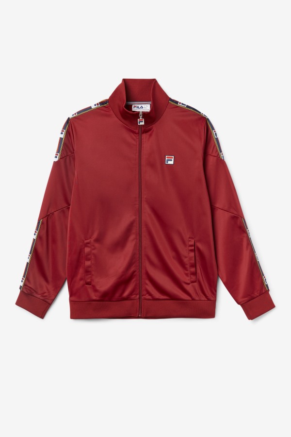 Carson Track Jacket Fila Outlets Rhubarb