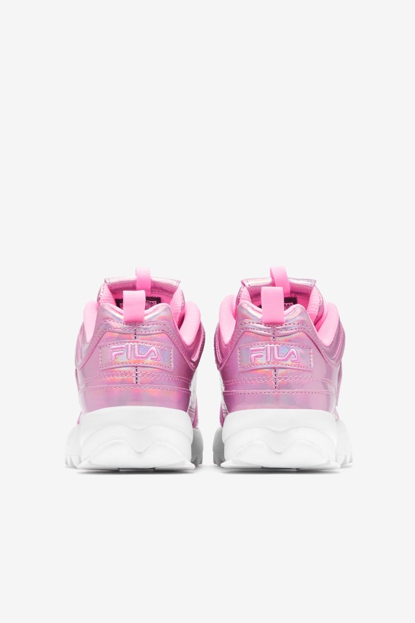 Cotton Candy/White Women\'s Disruptor 2 Premium Iridescent Snake Fila Outlets