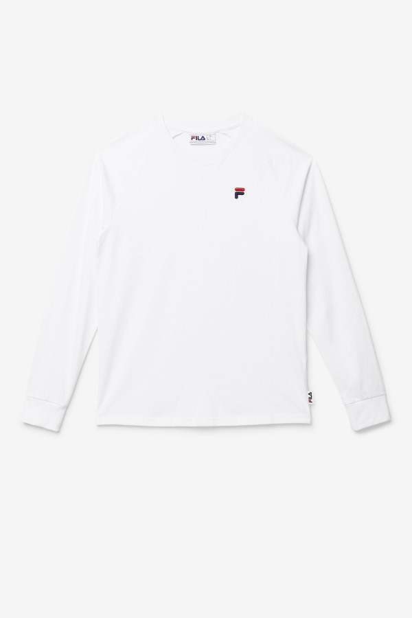 White Flynn Long Sleeve Tee Fila Outlets