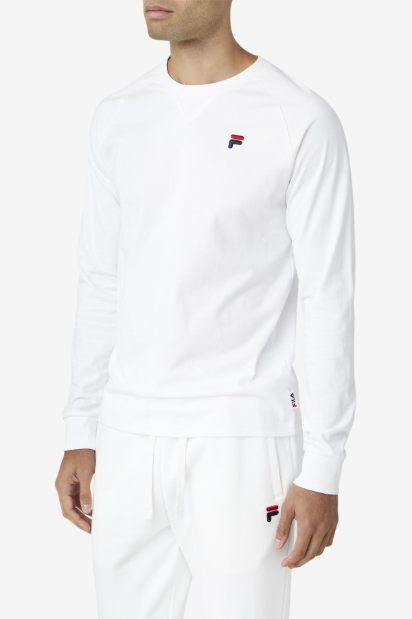 White Flynn Long Sleeve Tee Fila Outlets