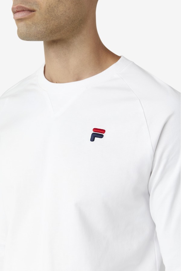 White Flynn Long Sleeve Tee Fila Outlets