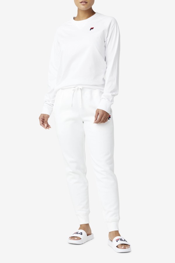 White Flynn Long Sleeve Tee Fila Outlets