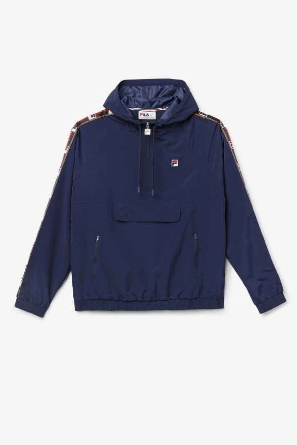 Fila Outlets Peacoat Cameron 1/2 Zip Wind Jacket